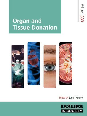 cover image of Organ and tissue donation